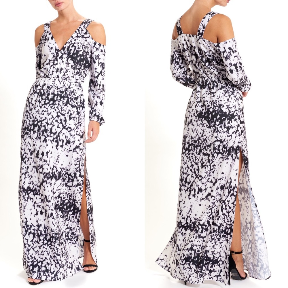 Cold Shoulder Maxi Dress